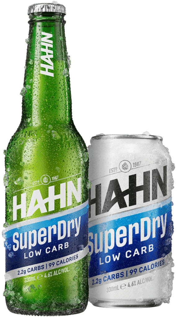 HAHN SUPER DRY LOW CARB 330mL