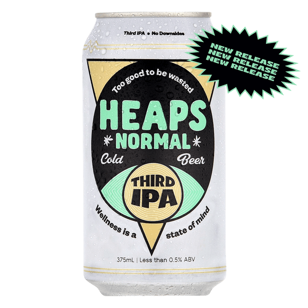 HEAPS NORMAL THIRD IPA N/A CANS 375ML