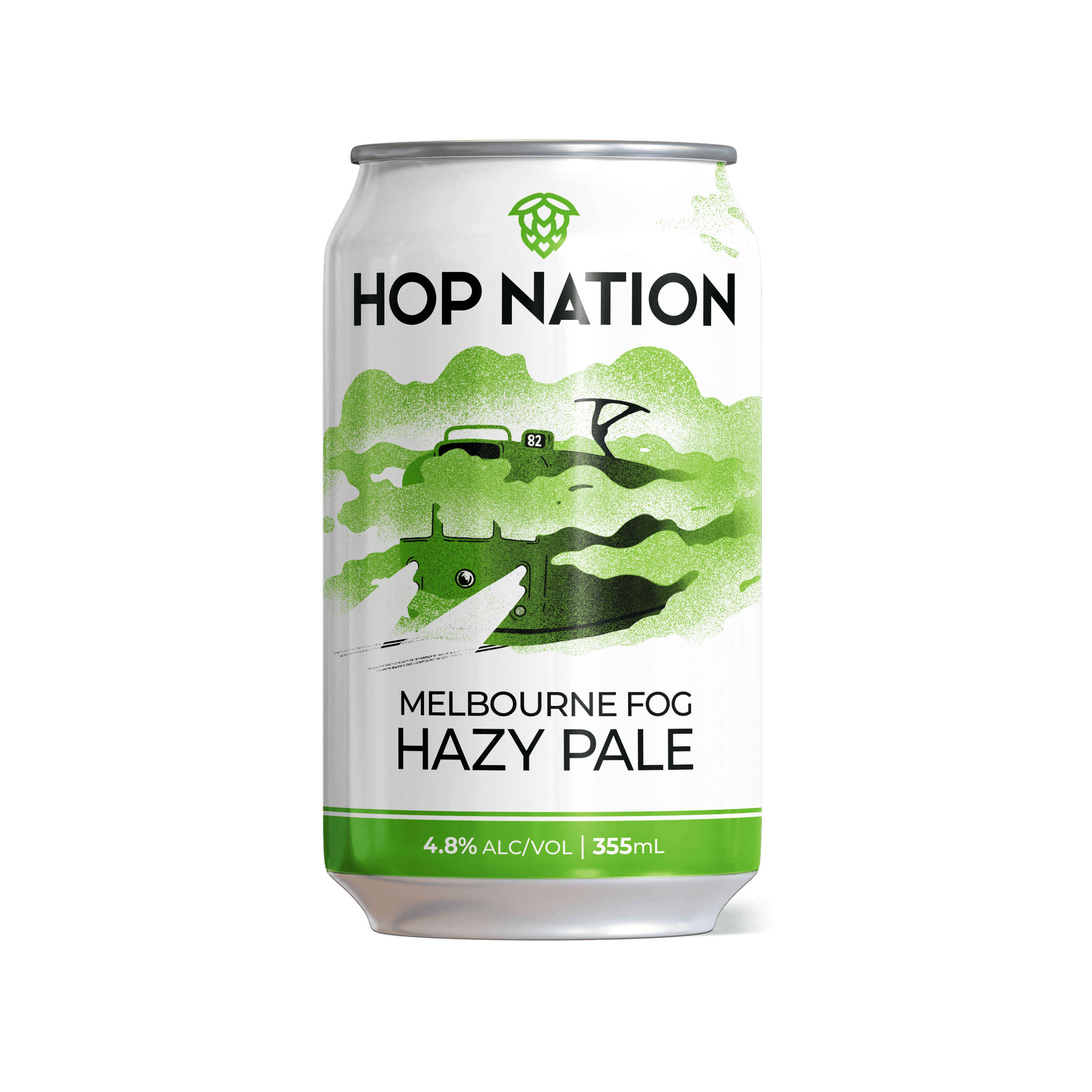 Hop Nation Melbourne Fog Hazy Pale 355ML