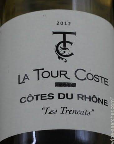 La Tour Coste C?tes du Rh?ne 'Les Trencats' Blanc 750mL