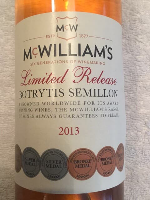 Mc Williams Limited Release Botyrtis Semillon