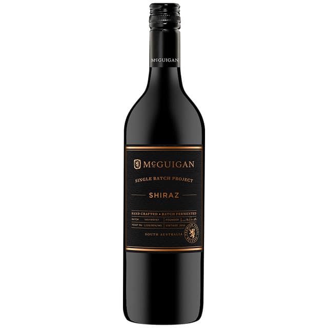 MCGUIGAN SINGLE BATCH SHIRAZ 750ML