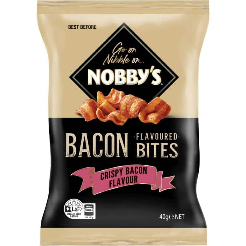 NOBBYS BACON BITES 40GM