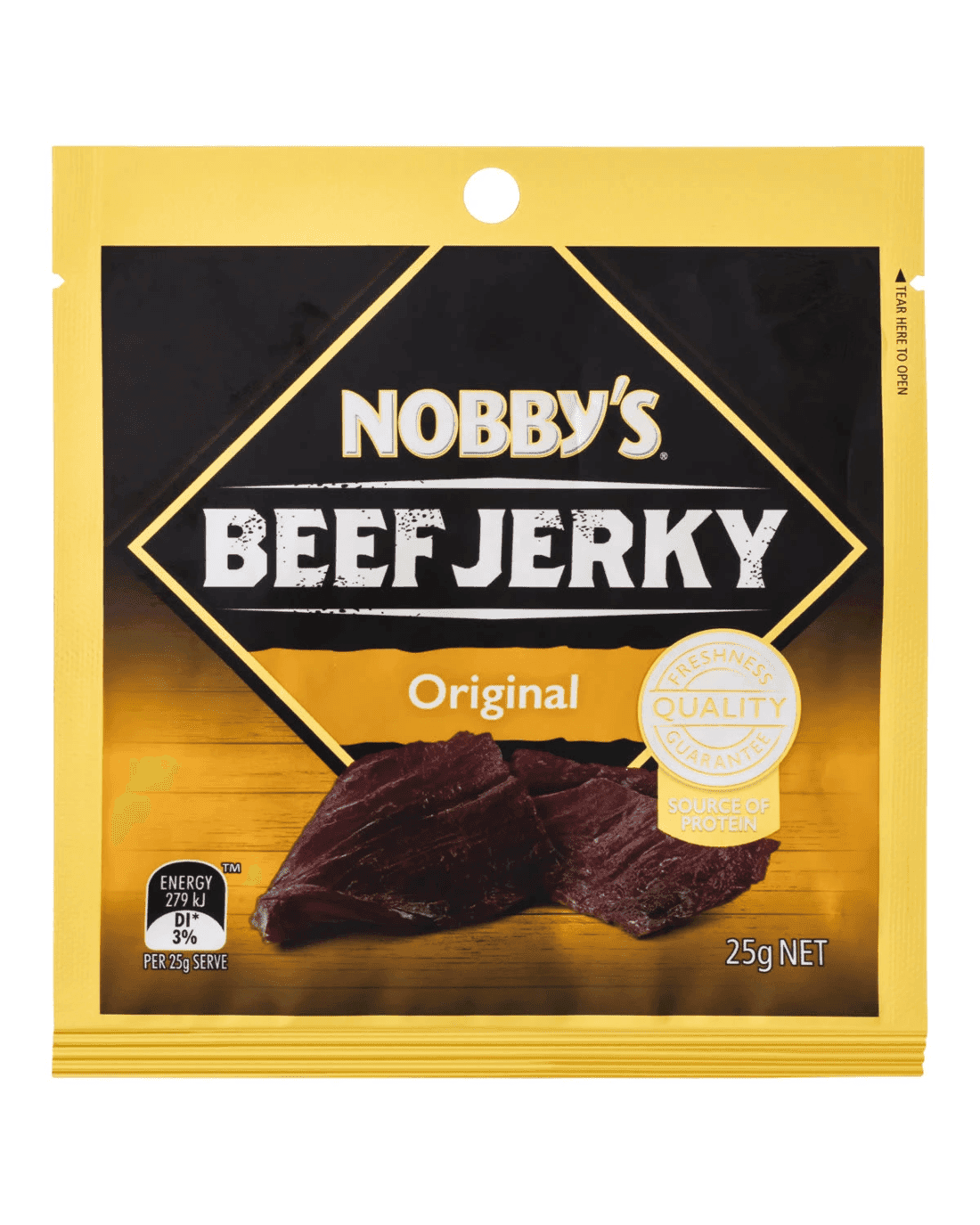 NOBBYS BEEF JERKY ORIGNL 25GM