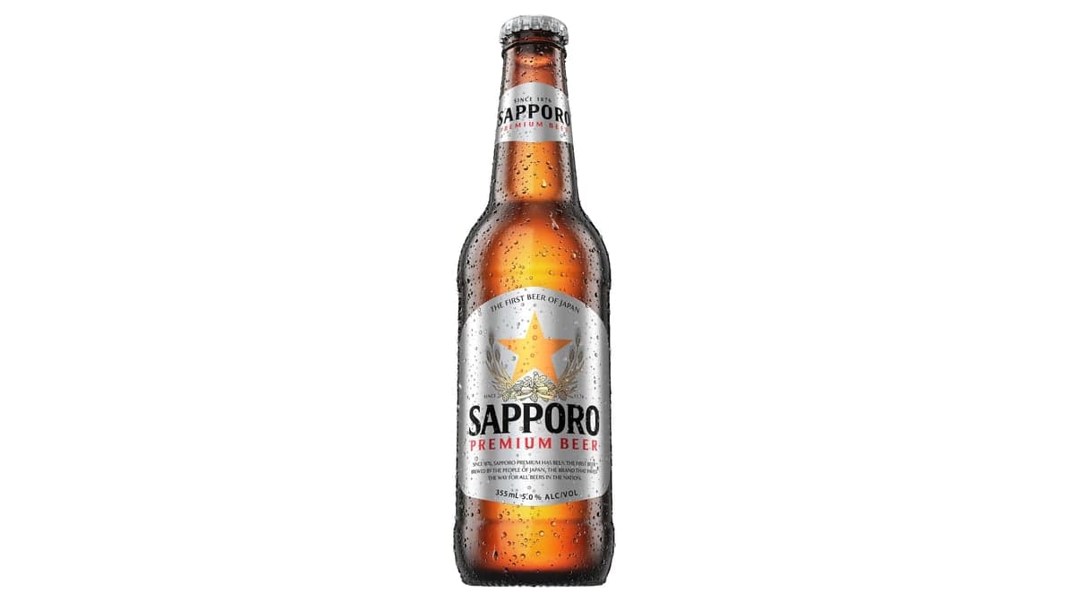 SAPPORO PREMIUM BEER BOTTLE 355mL