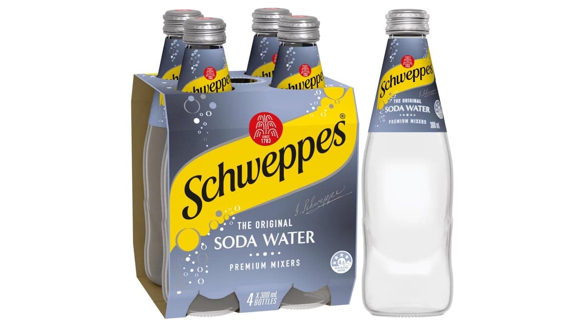 SCHWEPPES SODA WATER 300mL