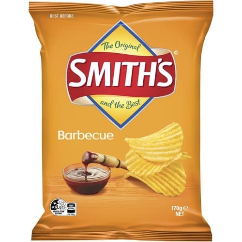 SMITHS CRINKL BBQ 170GM