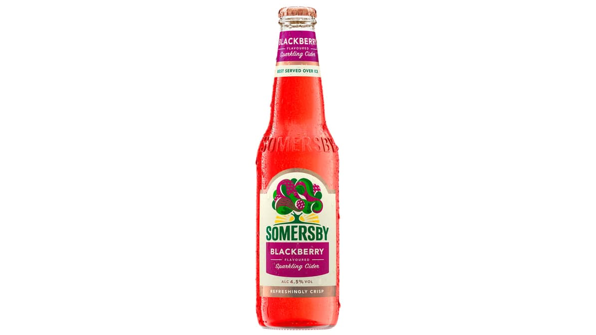 SOMERSBY SPARKLING BLACKBERRY CIDER BOTTLE 330mL