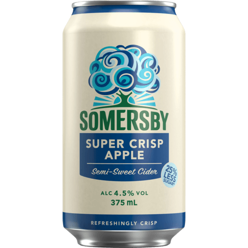 SOMERSBY SUPER CRISP APPLE CIDER CAN 375mL