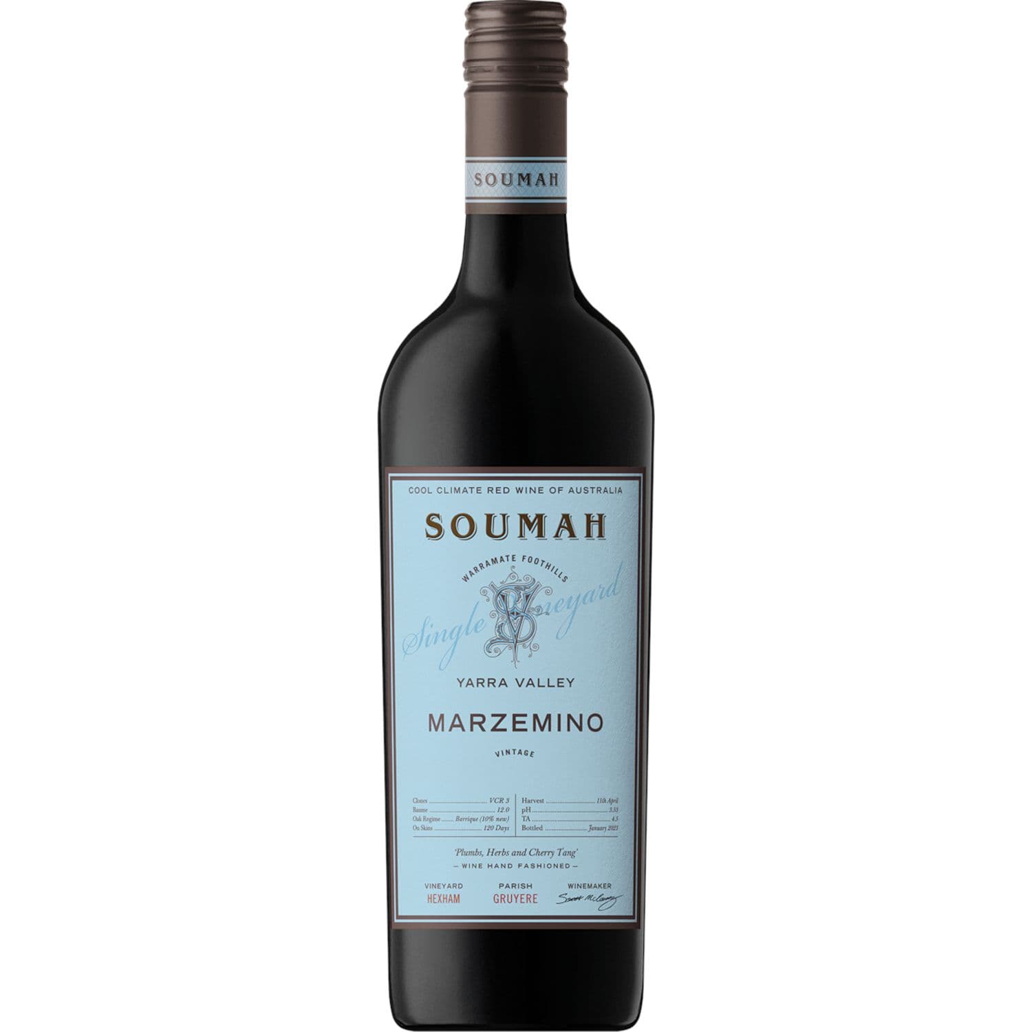 Soumah Single Vineyard Marzemino 750mL