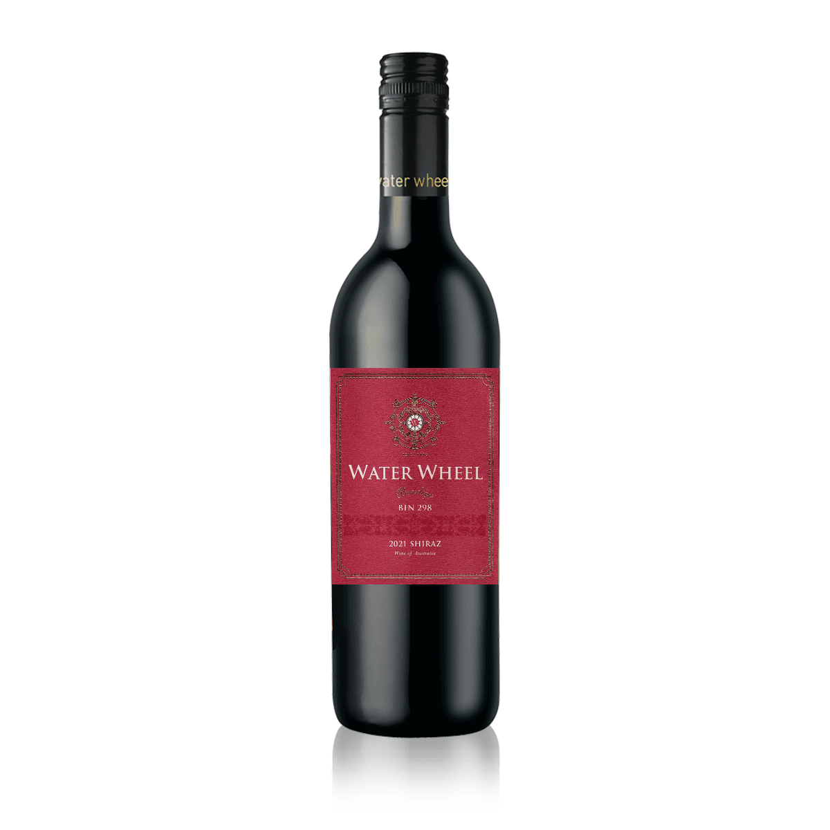 Water Wheel Bin 298 Shiraz 750ml